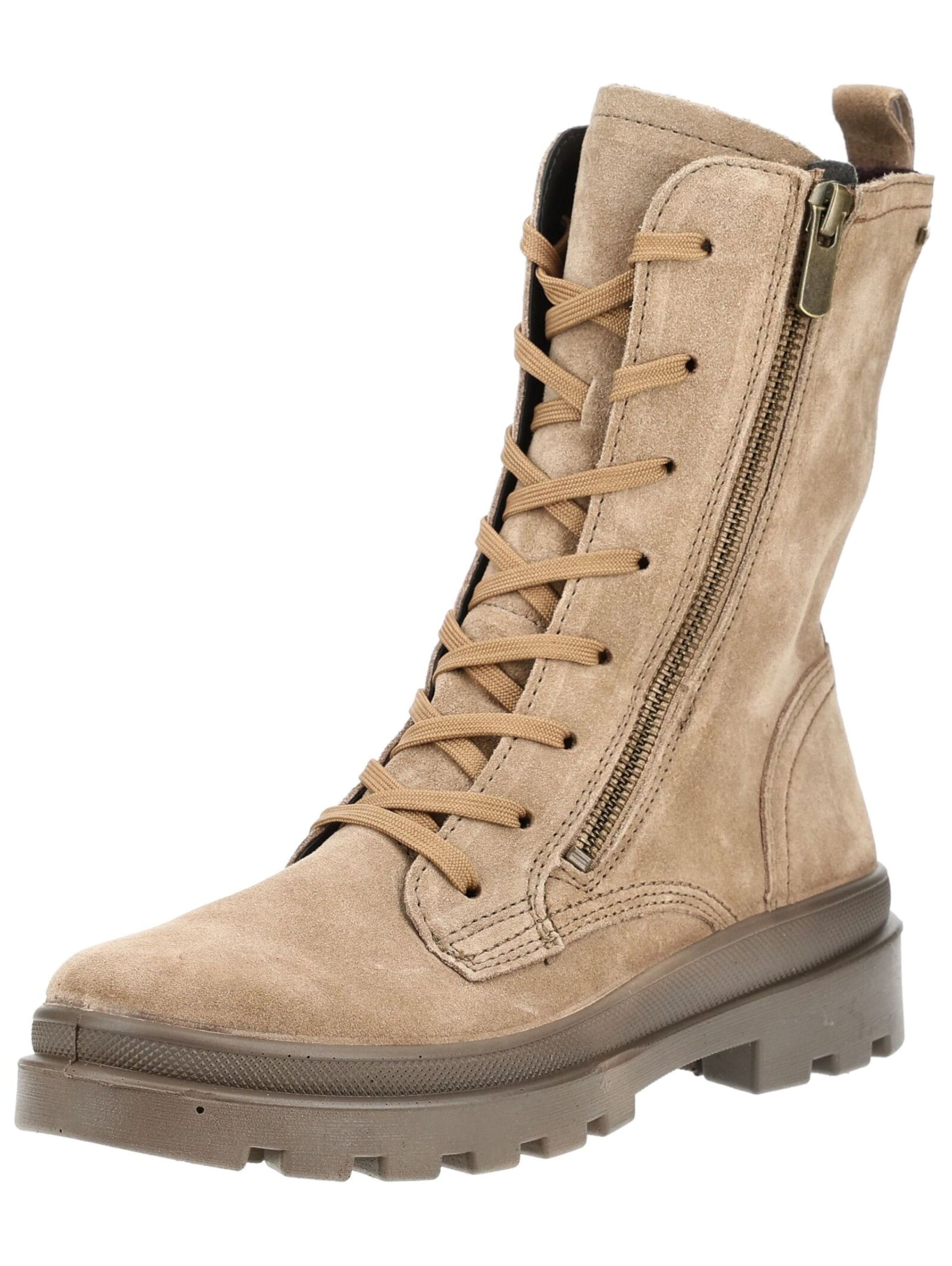 Legero Schnürstiefelette in Beige: Vorderseite