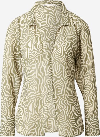 Abercrombie & Fitch Blouse in Groen: voorkant