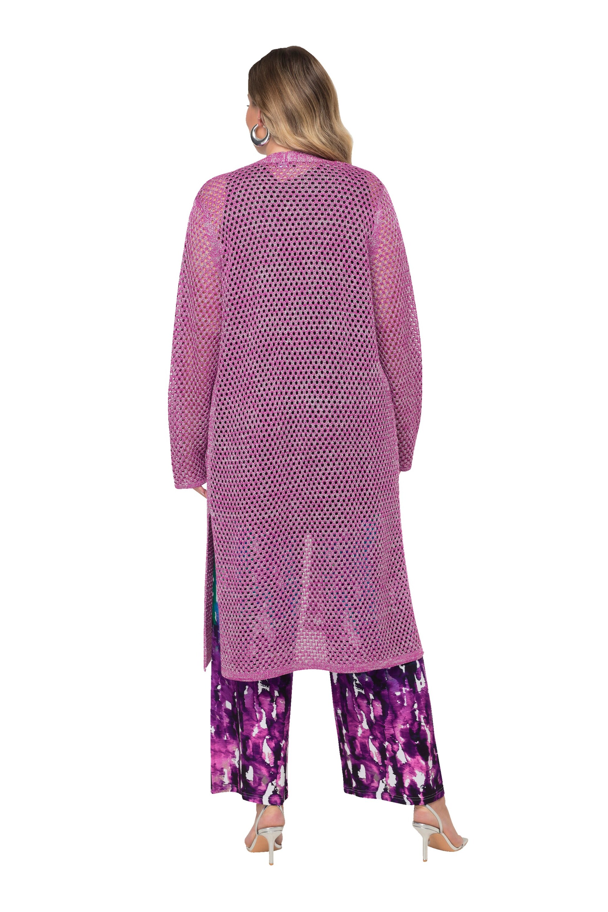 MIAMODA Strickjacke in Lila