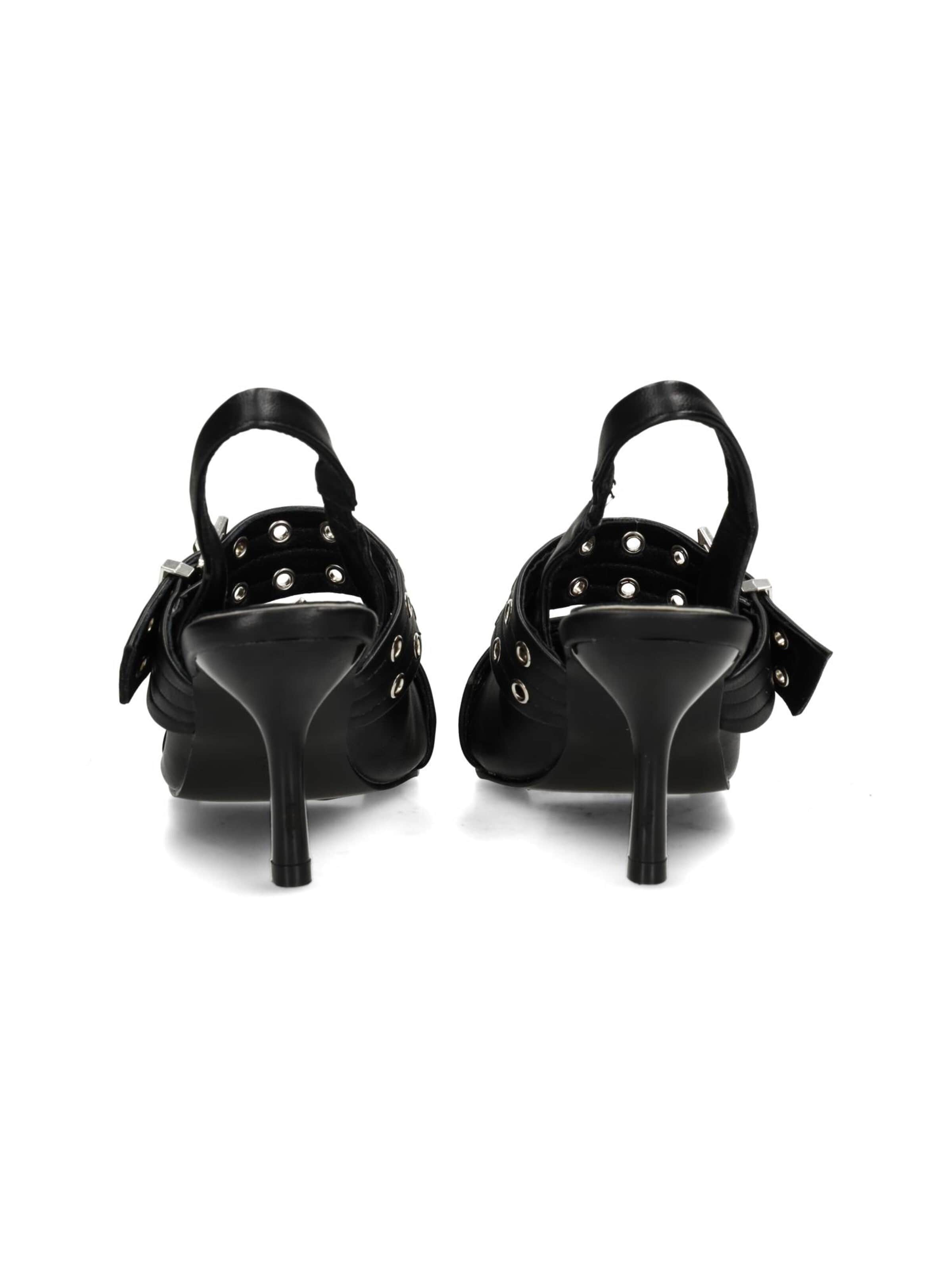 Escarpins à bride arrière 'Eve' POSH by Poelman en noir
