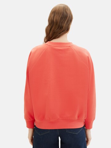 TOM TAILOR DENIM Sweatshirt in Pink