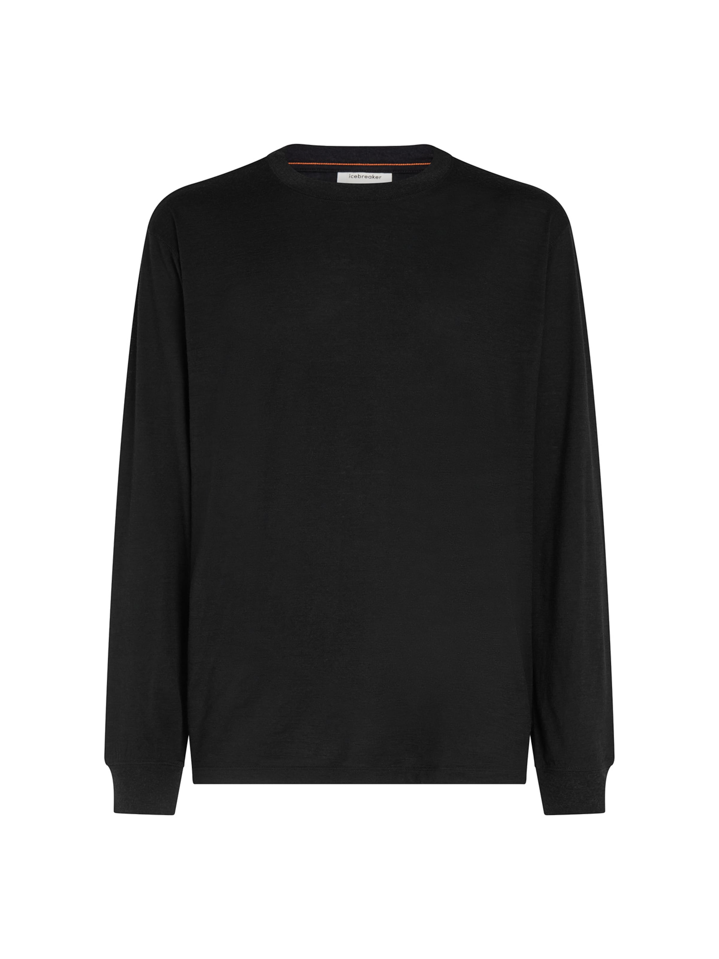 ICEBREAKER - Camiseta funcional 'Tech Lite' en negro: frente