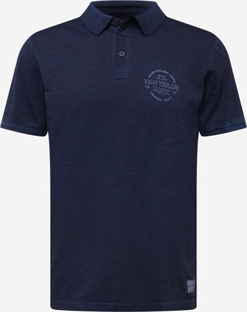 TOM TAILOR Poloshirt in Blau: predná strana