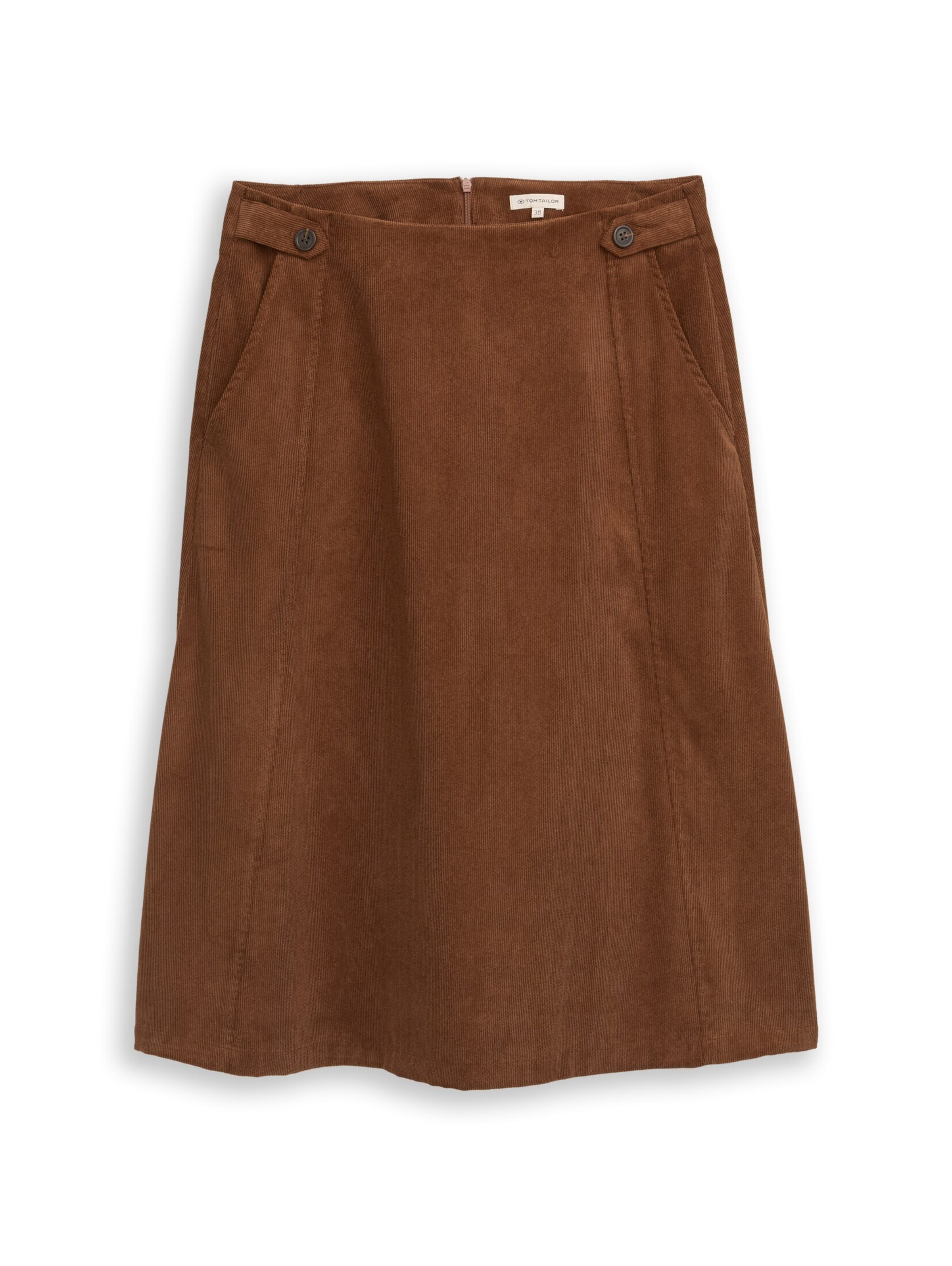 TOM TAILOR Skirt in Brown: front