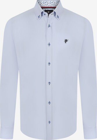 DENIM CULTURE Overhemd 'Duncan' in Blauw: voorkant