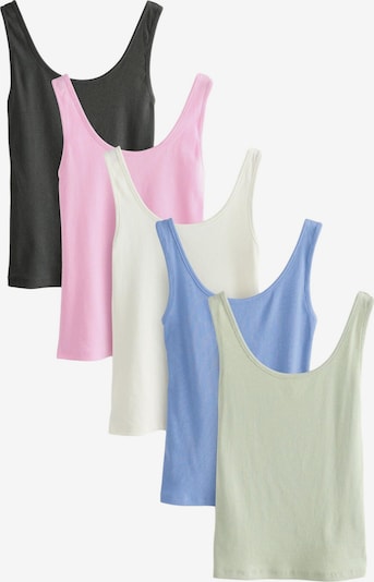 Next Toppi värissä sininen / tummanharmaa / minttu / vaaleanpunainen / munankuori, Tuotenäkymä