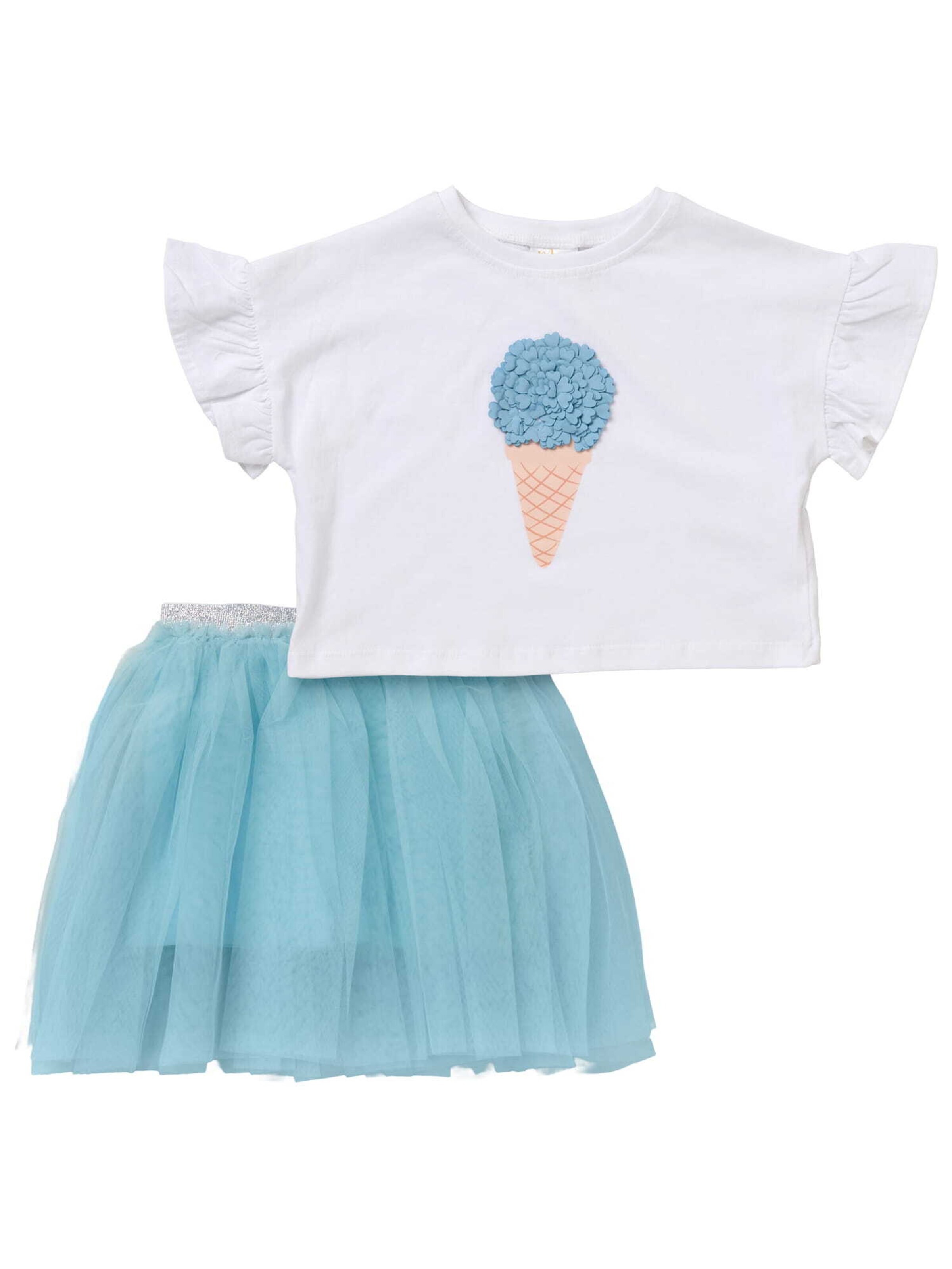 Miss Set 'Eis' in Weiß: Vorderseite