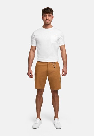 INDICODE JEANS Regular Chino 'Melio' in Bruin