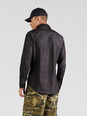 Slim fit Cămașă de la G-STAR pe negru