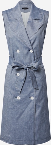 COMMA Shirt Dress in Blue: front