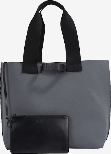 Calvin Klein Cabas en bleu fumé / noir, Vue avec produit