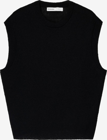 Bershka Kamizelka w kolorze czarny: przód