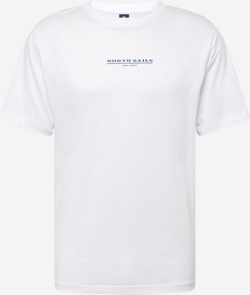 T-Shirt North Sails en blanc : devant