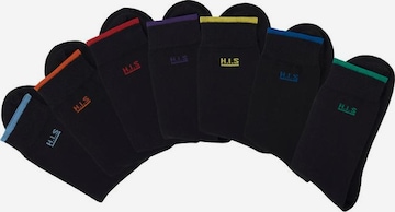 Chaussettes H.I.S en noir : devant