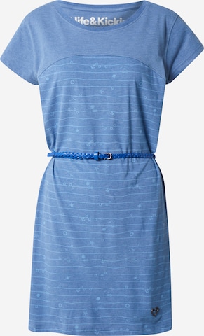 Alife and Kickin Summer Dress 'ClariceAK' in Blue: front