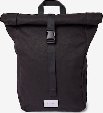 SANDQVIST Backpack 'KAJ' in Black: front