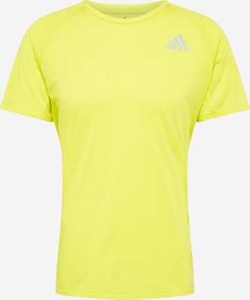 T-Shirt fonctionnel 'Runner' ADIDAS SPORTSWEAR en jaune : devant