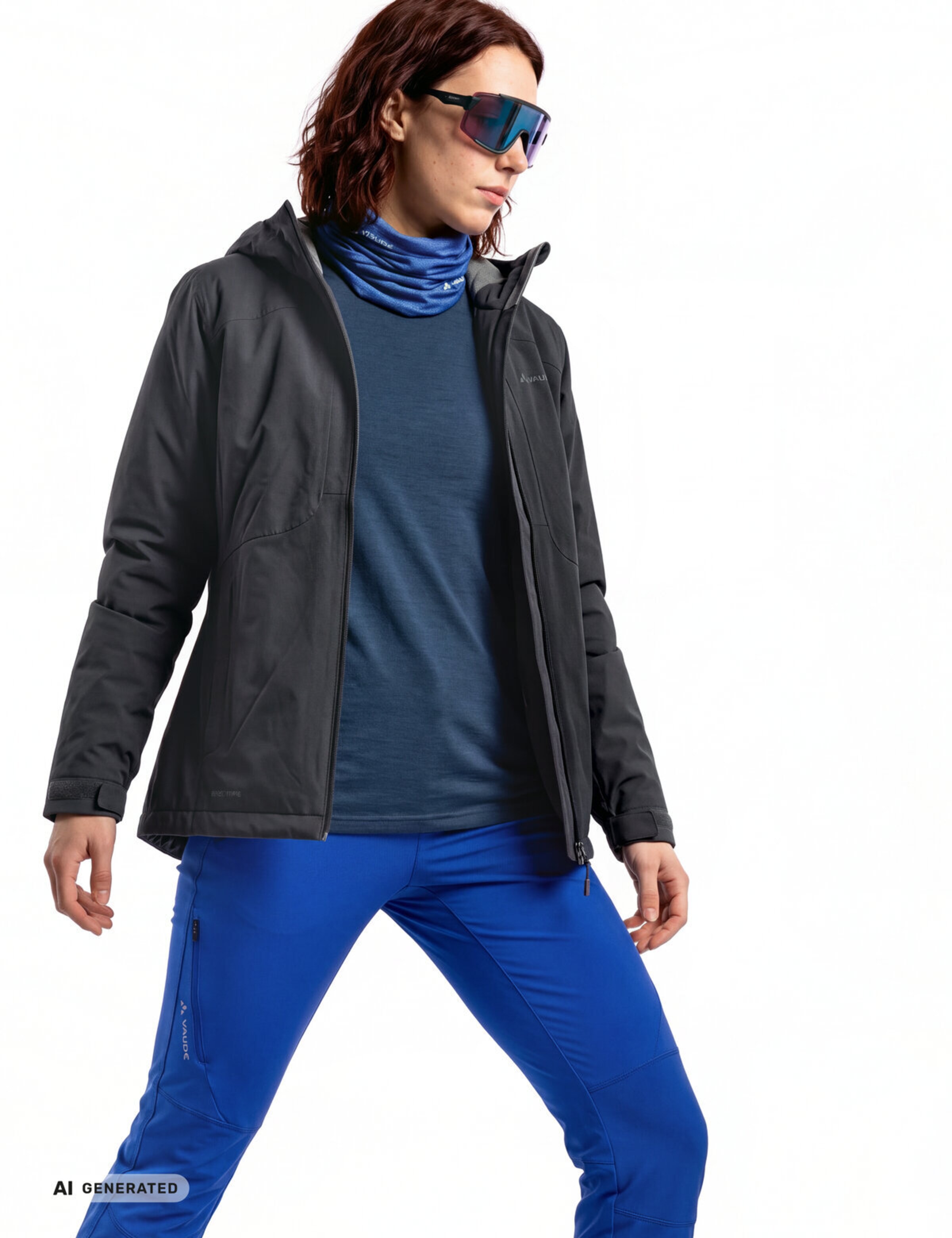 VAUDE Morkon Wool-lined Jacket in Schwarz