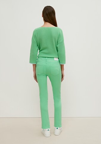Coupe slim Pantalon comma casual identity en vert