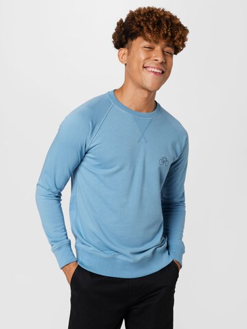 FAGUO Sweatshirt 'DARNEY' in Blauw: voorkant