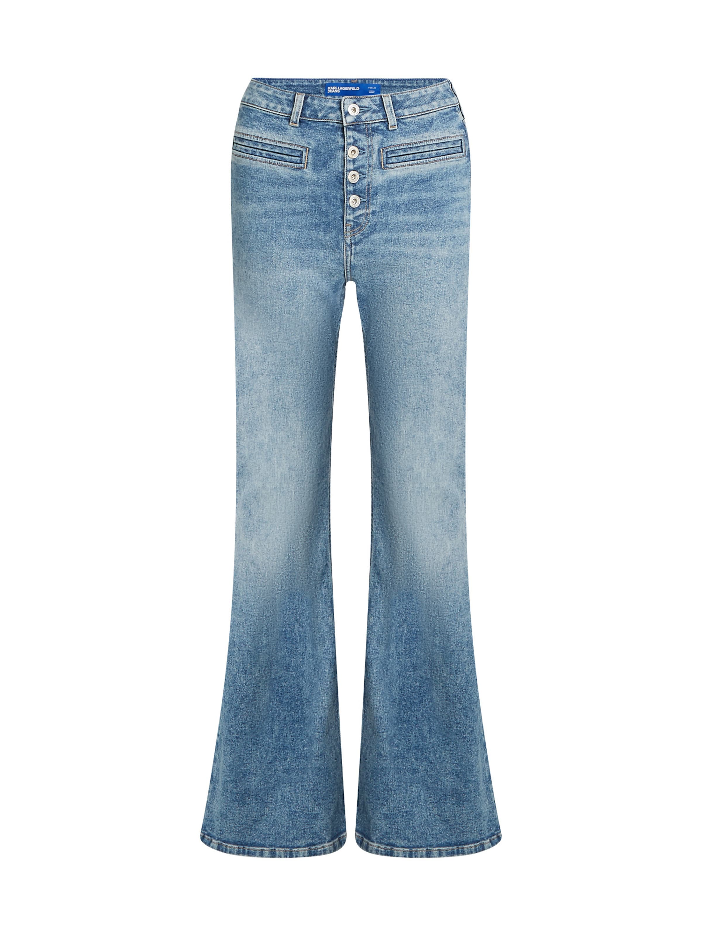 Flared Jeans di KARL LAGERFELD JEANS in blu: frontale