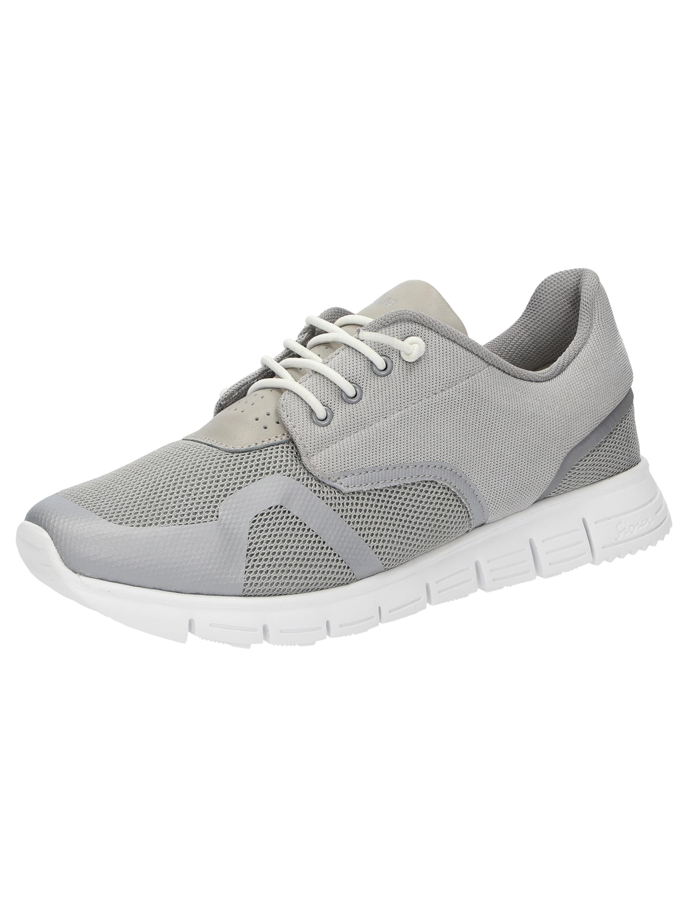Baskets basses SIOUX en gris : devant