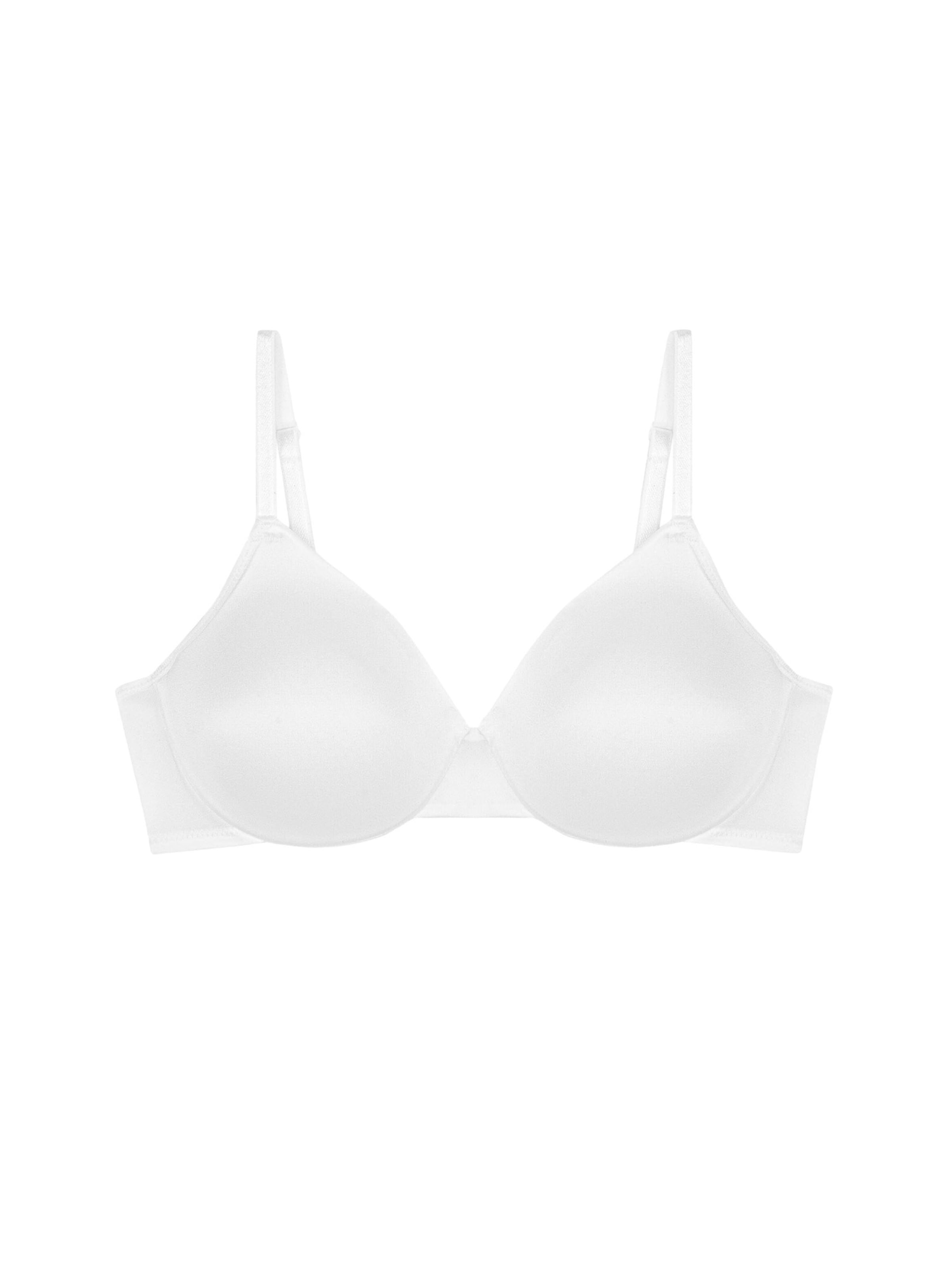 TRIUMPH T-shirt Bra ' Soft Sensation ' in White: front