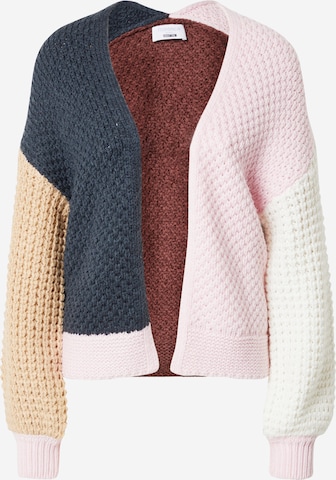 florence by mills exclusive for ABOUT YOU Knit Cardigan 'Jasmine' in Mixed colors: front