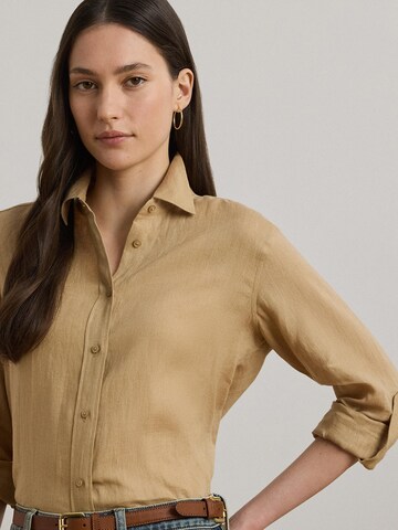 Lauren Ralph Lauren Blouse 'TISSUE' in Beige