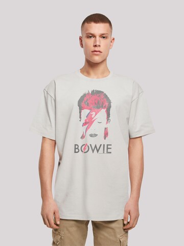 F4NT4STIC Shirt 'David Bowie ' in Grau: predná strana