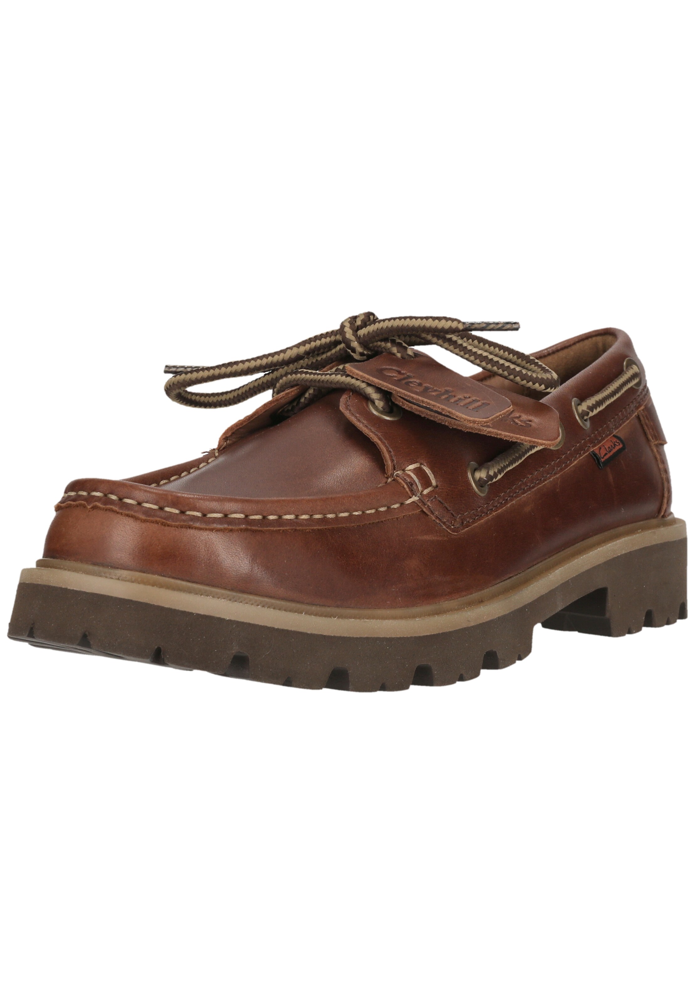 CLARKS Lace-up shoe 'Cleyhill Boat' in Dark brown, Item view