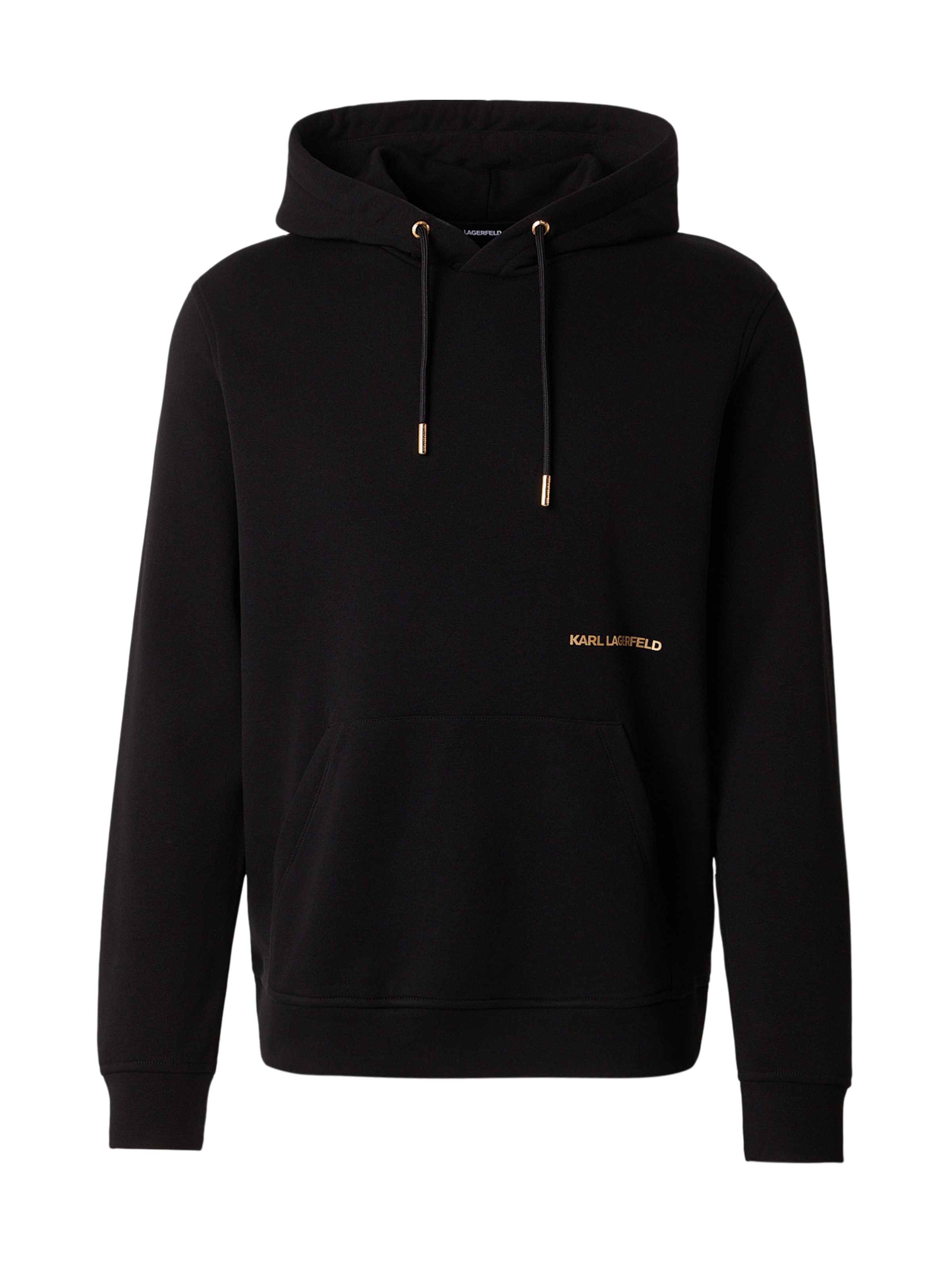 Karl Lagerfeld Dressipluus, värv must: eest vaates