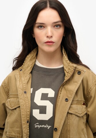 Veste mi-saison Superdry en marron