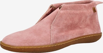 Stivaletto stringato di EL NATURALISTA in rosa: frontale