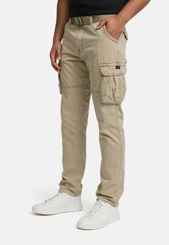 Regular Pantalon cargo 'INPascan' INDICODE JEANS en gris
