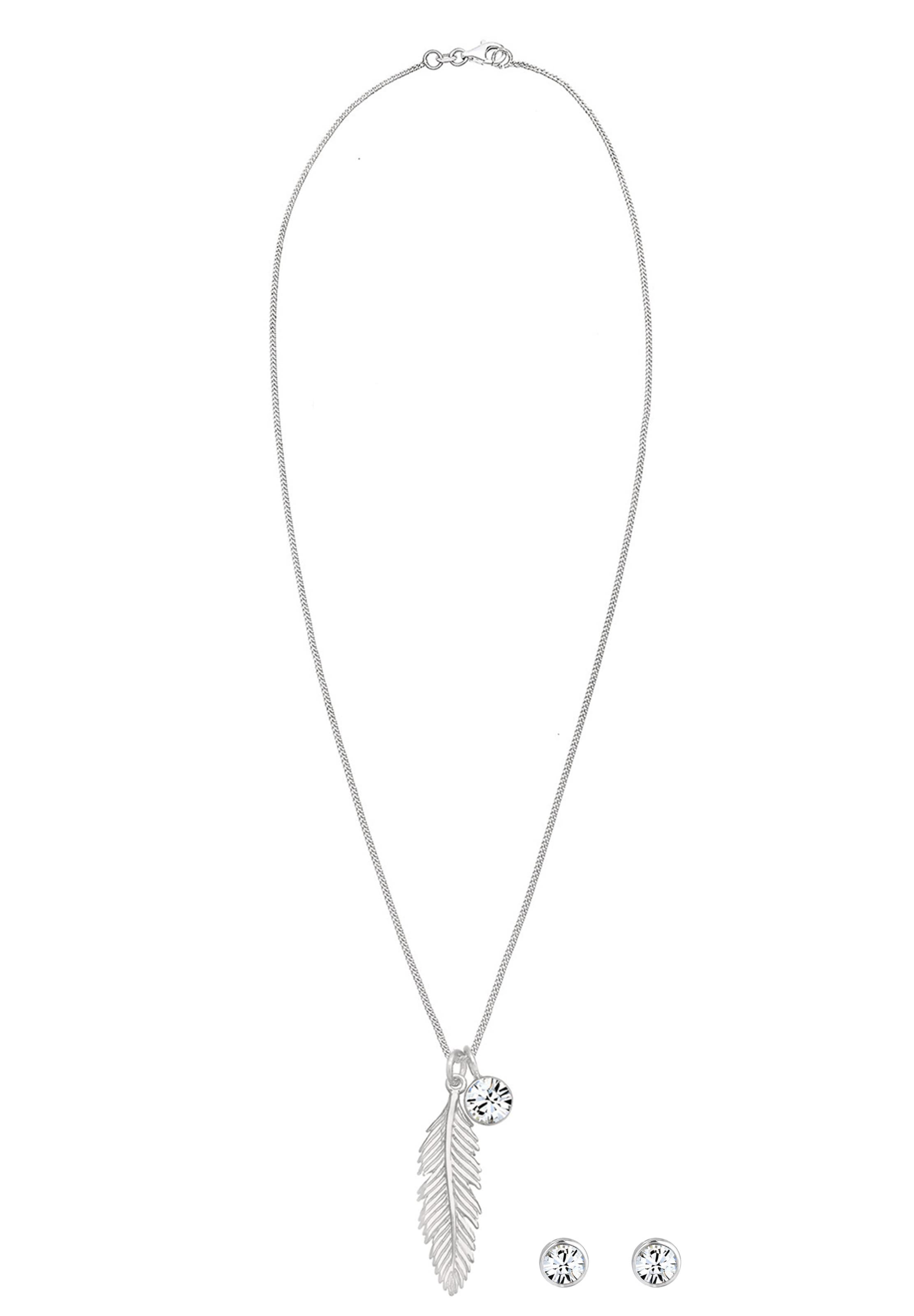 ELLI Sieraden set in Zilver: voorkant