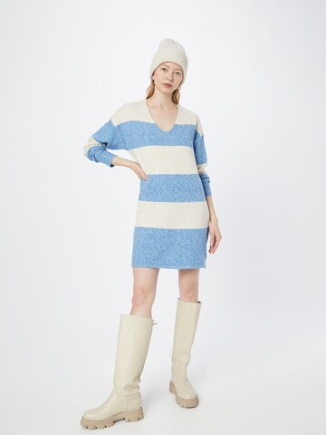 VERO MODA Knitted dress 'DOFFY' in Blue