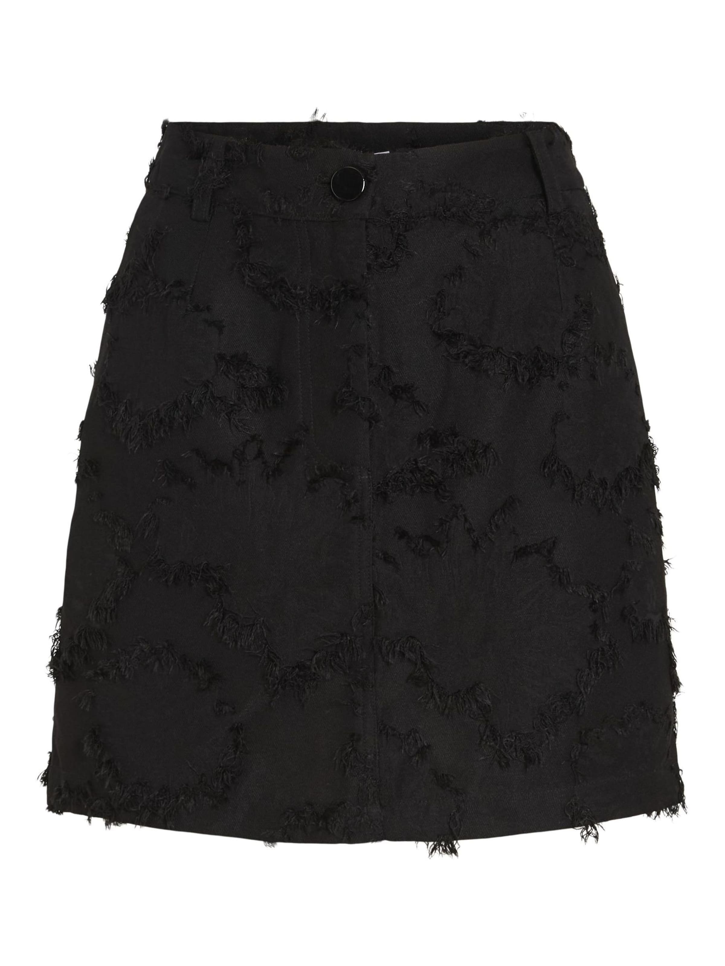 VILA - Falda en negro: frente