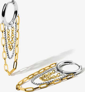 hiBALI Earrings 'Chain Hoops' in Mixed colors: front