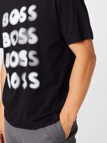 Tricou 'Teetrury' de la BOSS pe negru