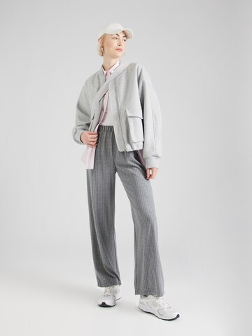 PIECES Loose fit Pants 'MYLA' in Grey