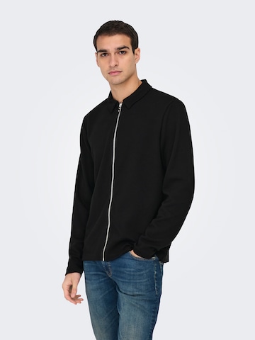 Only & Sons Демисезонная куртка 'ONSNEWKODYL' в Черный: спереди