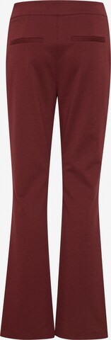 ICHI Flared Broek in Rood