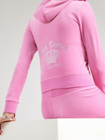 Veste de survêtement 'GOTHIC CROWN' Juicy Couture en rose