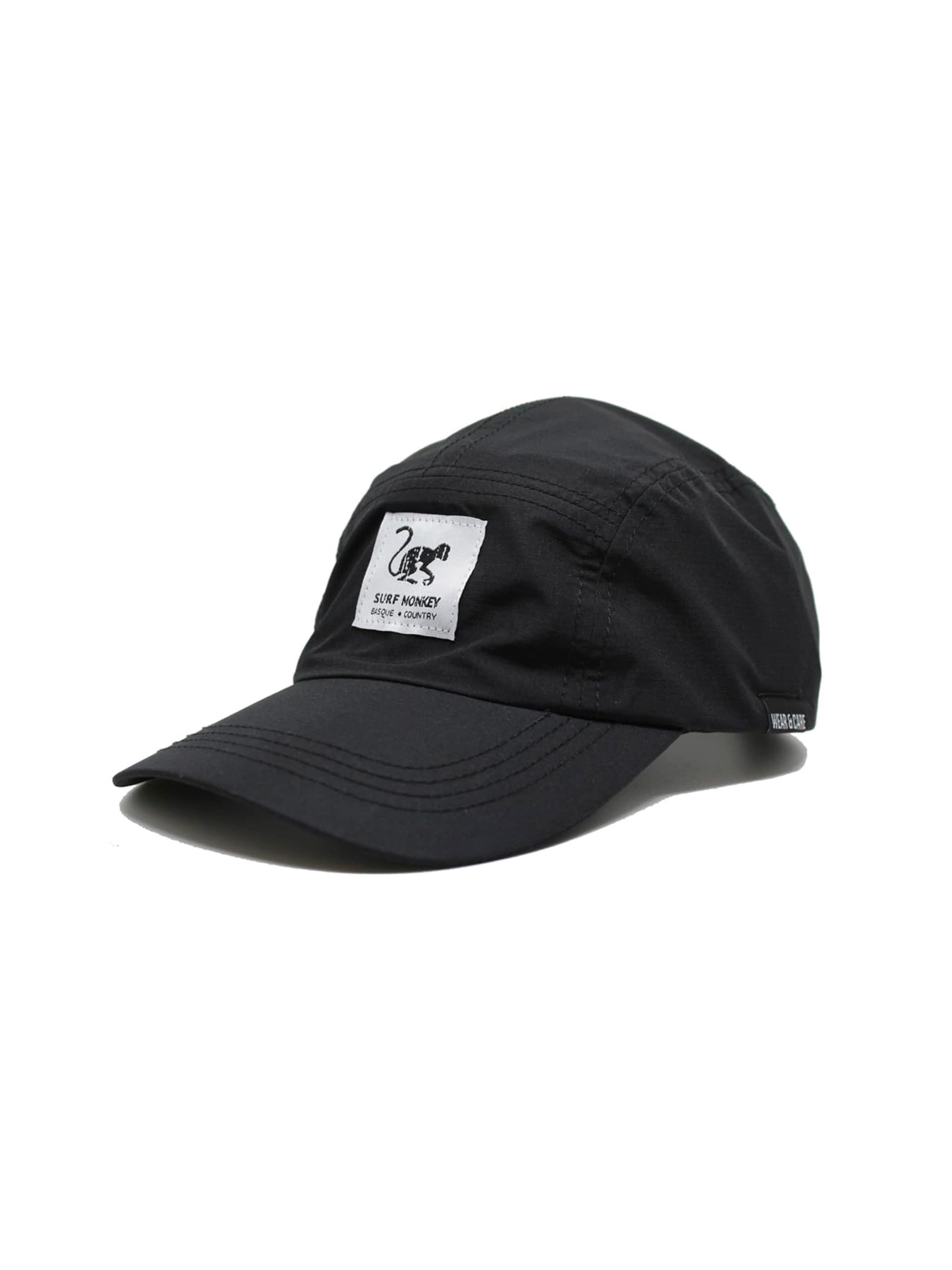 Surf Monkey - Gorra deportiva en negro: frente