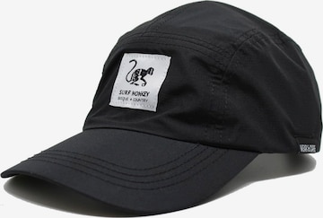 Surf Monkey Sportcap in Schwarz: Vorderseite