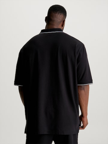 Calvin Klein Big & Tall Poloshirt in Schwarz