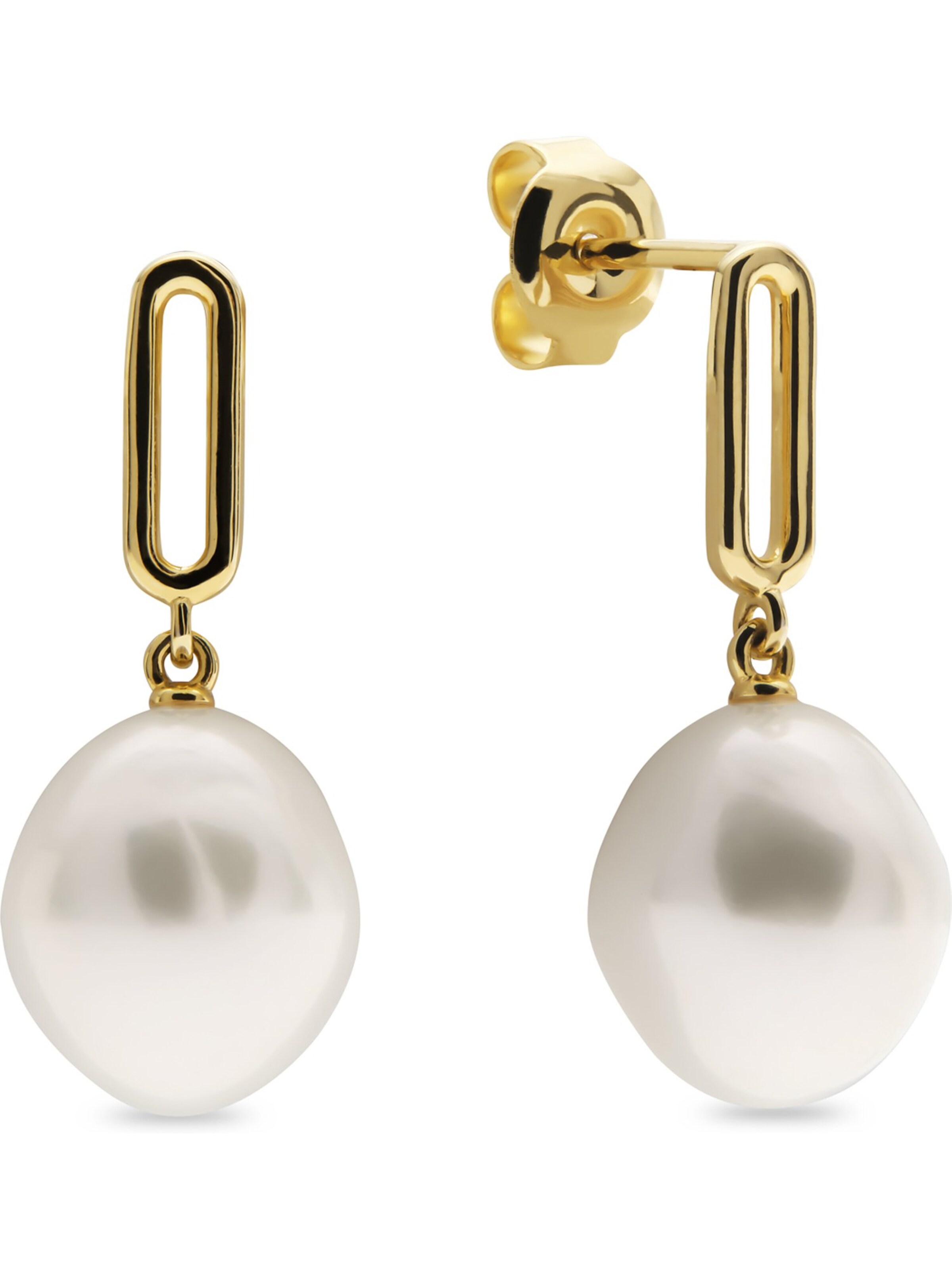 YAMŌKO Ohrringe in Gold: Vorderseite