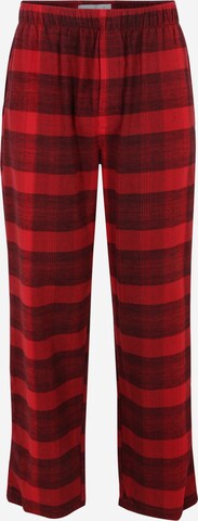 Pantalon de pyjama Calvin Klein Underwear en rouge : devant