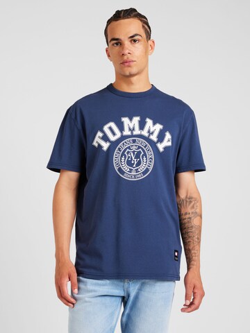 Tommy Jeans Koszulka w kolorze niebieski: przód